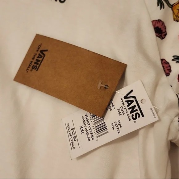 Vans 3/4 Sleeve Kammy Raglan XXL - Picture 8 of 10